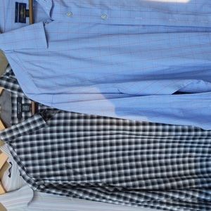 Club Room & Structure 17 Regular for 17 1/2 cotton long sleeve